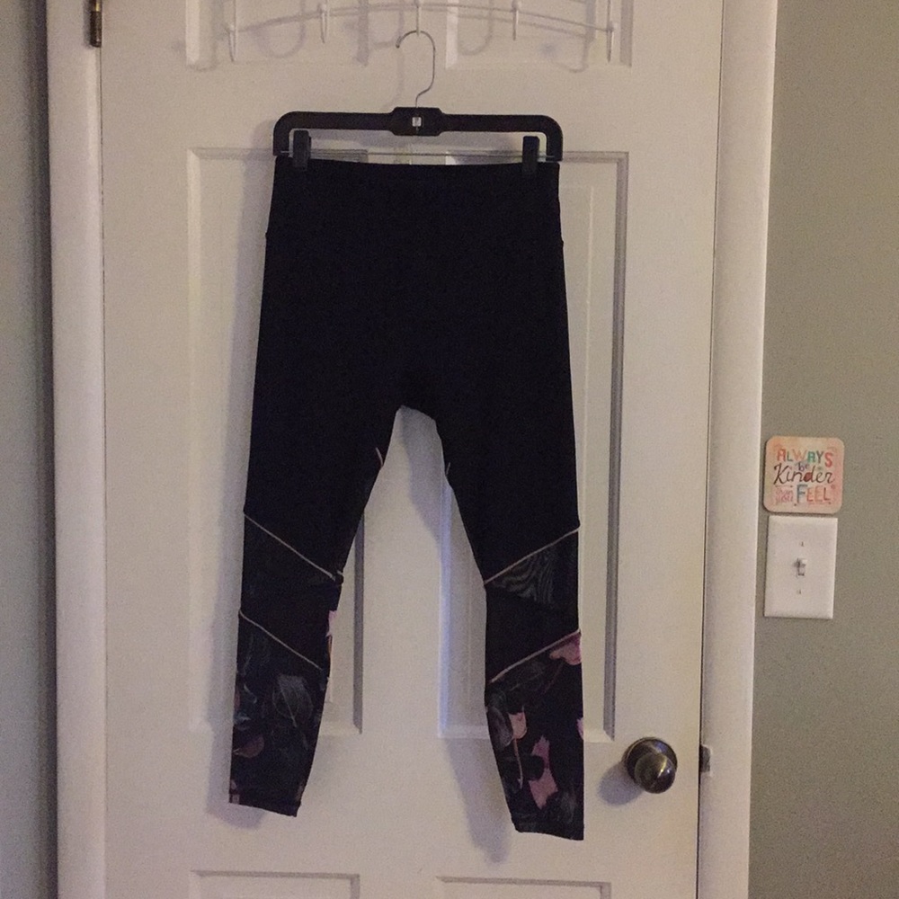 RBX Leggings with Mesh and Floral